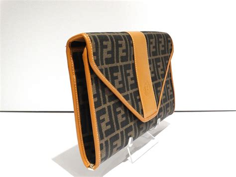 fendi clutch purse|vintage Fendi envelope clutch.